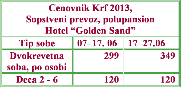 Cenovnik_Golden_Sand_sopstveni_prevoz