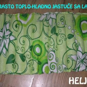 Rebrasto toplo-hladno jastuče punjeno lanom